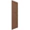 Ekena Millwork True Fit PVC Center Circle Arts & Crafts Fixed Mount Shutters, Burnt Toffee, 15W x 42H, PR TFP001AC15X042BT - alternate 6