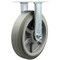 Service Caster 8 Inch SS Thermoplastic Rubber Wheel Rigid Caster with Roller Bearing SCC SCC-SS30R820-TPRRF - alternate 1