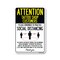 Signmission PSA Tattoo Shop Customers Practice Social Distancing 10in X 7in Wall Graphic, OS-NS-RD-710-25368 OS-NS-RD-710-25368 - alternate 1