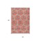 Homeroots 10' X 14' Coral And Taupe Geometric Washable Indoor Outdoor Area Rug 613493 - alternate 4