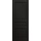 Sartodoors Slab Door Panel 18 x 96 inches, Ego 5012 Painted Black Oak, Wood Veneer Doors, Pocket Closet Slid EGO5012S-CHK-1896 - alternate 1