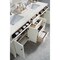 James Martin Vanities Brittany 72'' D Vanity, Bright White Vanity w/ Jasmine Pearl Silestone Top w/ Wireless Charger 655-V72-BW-FEJP - alternate 5