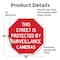 Signmission This Street Is Protected by Surveil, 18 Inch X 18 Inch, Vinyl Decal OC-D-18-331 - alternate 2
