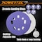 Powertec 5in Hook & Loop Sanding Discs, Zirconia, 40/60/80/120/220 Grit, 50PK & Abrasive Cleaning Stick 45301ZN - alternate 5