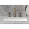 Kingston Brass Widespread Bathroom Faucet with Push Pop-Up Drain, Antique Brass KS1413RNX - alternate 3