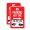 Signmission No Parking Anytime Tow-Away Zone with Right Arrow, 12'' X 18'' 2 Signs, Heavy Gauge Aluminum, 2PK A-1218-2PACK-23771 - alternate 1