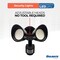Bulbrite Motion Sensor / Dusk-To-Dawn Wired Outdoor 2-Head LED Security Flood Light, Black 773703 - alternate 8