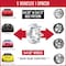 Coyote Wheel Accessories WHEEL ADAPTERS 5 x 1143 Millimeter 5 x 450 Inch 5 x 1207 Millimeter 5 x 475 Inch Axle Bolt Ci 5450/475-5450-B - alternate 3