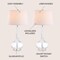 Jonathan Y Bette 28.5" Glass Teardrop LED Table Lamp, Clear, 2PK JYL1079C-SET2 - alternate 5