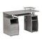 Homeroots 47" Gray Wood Computer Desk With Two Drawers 723756 - alternate 1
