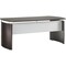 Mayline Curved Desk Medina Desk, Mocha, 72" Wx36" Dx29.5" H, 36" D X 29-1/2" H, 72" W X Mocha Laminate MND72LDC - alternate 1