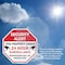 Signmission Security Alert This Property Under, 10 inch X 10 inch, Aluminum Metal Signs, 2PK OC-A-2PACK-10-184 - alternate 3