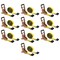 Mytee Products 2inx30ft Self-Tensioning Ratchet Tie Down Strap w/Flat Hook 3333lbs WLL, 10PK RS230TGx10 - alternate 5