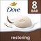 Dove Restoring Coconut and Cocoa Butter Beauty Bar Soap, 30 Ounce, 9PK 64323789 - alternate 3