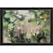Homeroots Water Lilies Summer Pond Brown Framed Print Wall Art 558192 - alternate 3