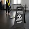 Gritt Commercial Black Caution Wet Floor Sign, Pack of 3, 3PK GRI184-BLK-3PK - alternate 3