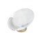 Amerock Glacio 1-3/4 in 44 mm Length Clear/Champagne Bronze Cabinet Knob BP36651CCZ - alternate 1
