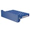 Vestil Spring-Loaded Serrated Fold-Up Step 350 lb Capacity Blue Steel SFS-149-SL - alternate 3