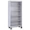 Sandusky Lee Mobile Bookcase, 5 Shelf, Dove Gray, 78x36 BM40361872-05 - alternate 1