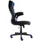 Elama High Back Adjustable Faux Leather Gaming Chair in Black and Blue ELM-F-013 - alternate 3