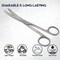 A2Z Scilab Lab Scissors 6.5 inches Blunt/Blunt Curved Blades, Stainless Steel A2Z-ZR-115S - alternate 5