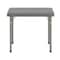 Flash Furniture Paige 24x24 Kid's Granite Gray Plastic Folding Table with Locking Legs RB-2424-KID-GY-GG - alternate 4