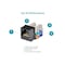 Monoprice Datacom Jack, Cat5, Punch Down, Black 5370 - alternate 5