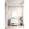 James Martin Vanities Breckenridge 36" Single Vanity, Bright White, w/ 3 CM Siberian Silestone Top 330-V36-BW-3SFR - alternate 3