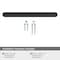Amerock Rift 5-1/16 in 128 mm Center-to-Center Matte Black Cabinet Pull BP36900FB - alternate 3