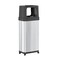 Hls Commercial 24 gal Rectangular Indoor Metal Can, Silver, Push Door, Stainless Steel, 11 in HLS24DPO - alternate 1