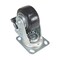 Vestil Rubber Swivel With Total Brake Caster 4 In. Diameter x 2 In. Width 551 lb Black/Gray CST-VE-4X2MRA-SWTB - alternate 4