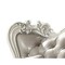 Homeroots 68in Vintage Gray Faux Leather And Bone White Love Seat 515703 - alternate 2