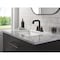 Delta Nicoli 2-Handle Centerset Pull-Down Bathroom Faucet, 7.06 in, Matte Black/Champagne Bronze 25849LF-GZPD - alternate 2