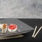 Smarty Had A Party 12" x 12" Clear Square with Groove Rim Plastic Serving Trays (24 Trays), 24PK 7925-CASE - alternate 4