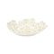 Homeroots 7in White And Gold Cast Iron Flower Round Trinket Tray 634795 - alternate 5