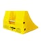 Toro 70-Ton Polyurethane Wheel Chock, 70 Ton Max Payload Capacity, Fits 46 to 65" Tire Diameter. WC-UY710 - alternate 2