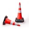 Mytee Products 4 Pcs PVC Orange Traffic Safety Cones 28 Inch for Construction Parking Lot Road, 4PK TFCx4 - alternate 3