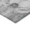 Homeroots 8' X 10' Gray Charcoal And Silver Floral Washable Indoor Outdoor Area Rug 582755 - alternate 5