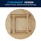 Flash Furniture HERCULES 60in Round Light Natural Farmhouse Folding Table, Solid Pine, w/Foldable Locking Legs XA-F-60-RD-LN-GG - alternate 4