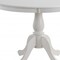 Homeroots 42" White Rounded Solid Manufactured Wood And Solid Wood Pedestal Base Dining Table 517756 - alternate 3