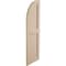 Ekena Millwork Sandblasted 2 Equal Flat Panel w/Quarter Round Arch Top Faux Wood Shutters, 12W x 60H, PR SHUFPQ12X60SDPR - alternate 5