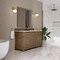 James Martin Vanities Brookfield 60 in. Double Vanity, Pecan w/3 CM Eternal Jasmine Pearl Silestone Top 547-V60D-PCN-3EJP - alternate 3