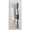 Sartodoors Solid French Door Clear Glass, Lucia 2566 White Silk and Aluminum Strips, Single Regular Panel Fra LUCIA2566ID-WS-32 x 96 - alternate 1