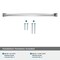 Amerock Revitalize 10-1/16 inch 256mm Center-to-Center Polished Chrome Cabinet Pull BP5535426 - alternate 2