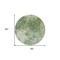Homeroots 8' Fern Green And Artichoke Green Round Abstract Washable Indoor Outdoor Area Rug 582946 - alternate 3