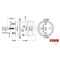 Mytee Products Sealed Air Brake Chamber T30/30 with 75 mm (3 inch) Stroke ABC-3030-75 - alternate 5