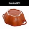 Staub Ceramic 24-oz Pumpkin Cocotteand, Burnt Orange 1004818 - alternate 3