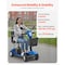 Vevor Heavy-Duty 4 Wheel Mobility Scooter for Seniors 12 Mile Long Range 265LBS W3467 - alternate 3