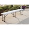 Lifetime 6 Ft. White Granite Fold-In-Half Bench 80305 - alternate 1