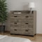 Homeroots 33" Dark Brown Manufactured Wood Five Drawer Dresser 477763 - alternate 2